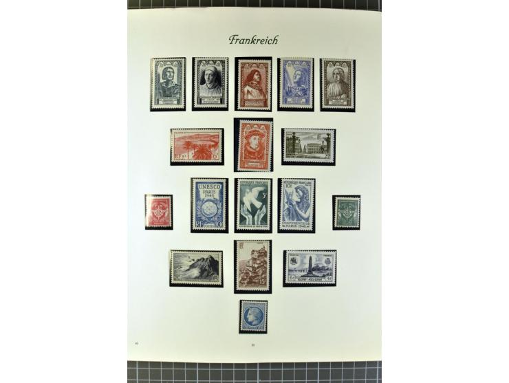 1849/1980, postfrische, ungebrauchte und gestempelte reichhaltige Sammlung mit u.a. Mi.-Nr. 1, 2, 5, 7, 8, 17, 32, 128-35, Bl
