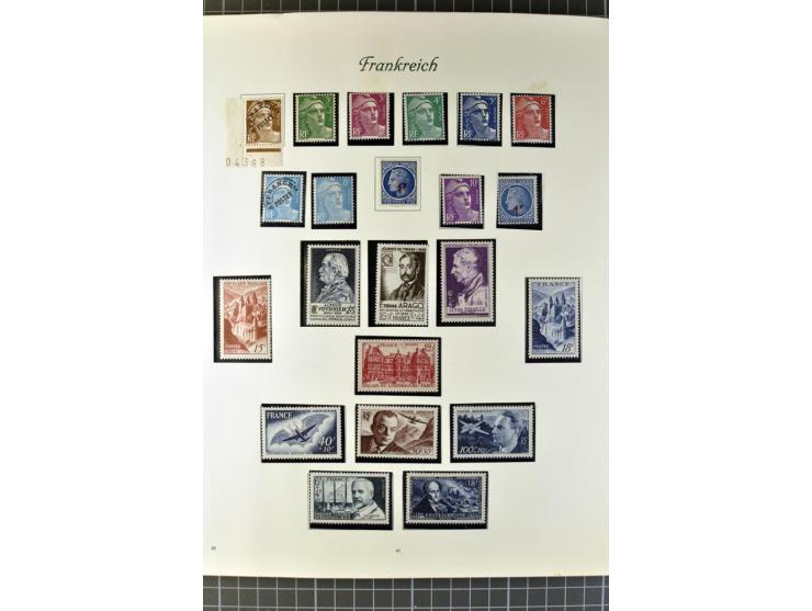 1849/1980, postfrische, ungebrauchte und gestempelte reichhaltige Sammlung mit u.a. Mi.-Nr. 1, 2, 5, 7, 8, 17, 32, 128-35, Bl