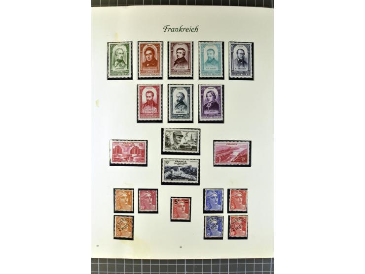 1849/1980, postfrische, ungebrauchte und gestempelte reichhaltige Sammlung mit u.a. Mi.-Nr. 1, 2, 5, 7, 8, 17, 32, 128-35, Bl
