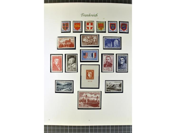 1849/1980, postfrische, ungebrauchte und gestempelte reichhaltige Sammlung mit u.a. Mi.-Nr. 1, 2, 5, 7, 8, 17, 32, 128-35, Bl