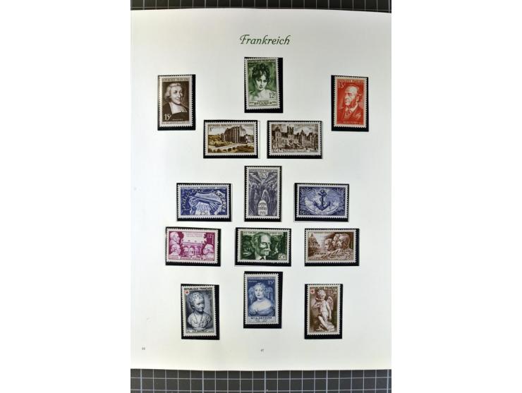 1849/1980, postfrische, ungebrauchte und gestempelte reichhaltige Sammlung mit u.a. Mi.-Nr. 1, 2, 5, 7, 8, 17, 32, 128-35, Bl