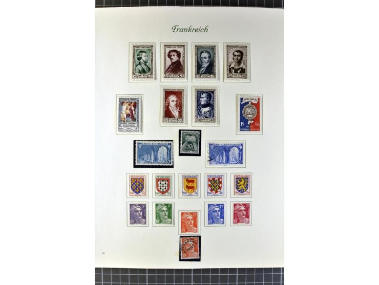1849/1980, postfrische, ungebrauchte und gestempelte reichhaltige Sammlung mit u.a. Mi.-Nr. 1, 2, 5, 7, 8, 17, 32, 128-35, Bl