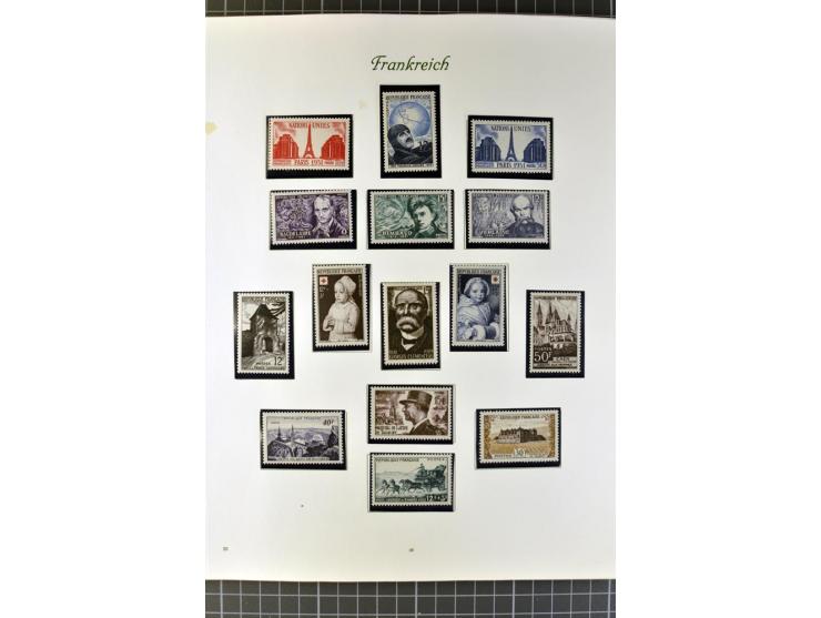 1849/1980, postfrische, ungebrauchte und gestempelte reichhaltige Sammlung mit u.a. Mi.-Nr. 1, 2, 5, 7, 8, 17, 32, 128-35, Bl