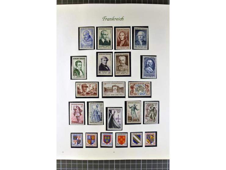 1849/1980, postfrische, ungebrauchte und gestempelte reichhaltige Sammlung mit u.a. Mi.-Nr. 1, 2, 5, 7, 8, 17, 32, 128-35, Bl