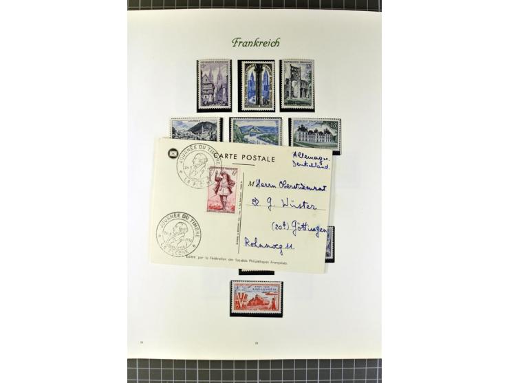 1849/1980, postfrische, ungebrauchte und gestempelte reichhaltige Sammlung mit u.a. Mi.-Nr. 1, 2, 5, 7, 8, 17, 32, 128-35, Bl
