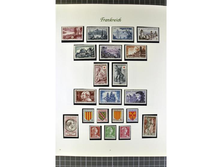 1849/1980, postfrische, ungebrauchte und gestempelte reichhaltige Sammlung mit u.a. Mi.-Nr. 1, 2, 5, 7, 8, 17, 32, 128-35, Bl