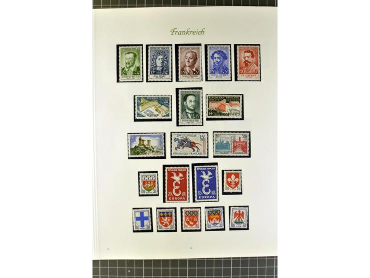 1849/1980, postfrische, ungebrauchte und gestempelte reichhaltige Sammlung mit u.a. Mi.-Nr. 1, 2, 5, 7, 8, 17, 32, 128-35, Bl