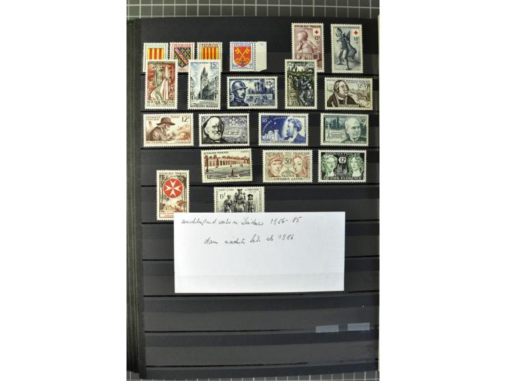 1849/2007, postfrische, ungebrauchte und gestempelte Sammlung mit einer Vielzahl von guten Werten und Sätzen, oft in beiden E