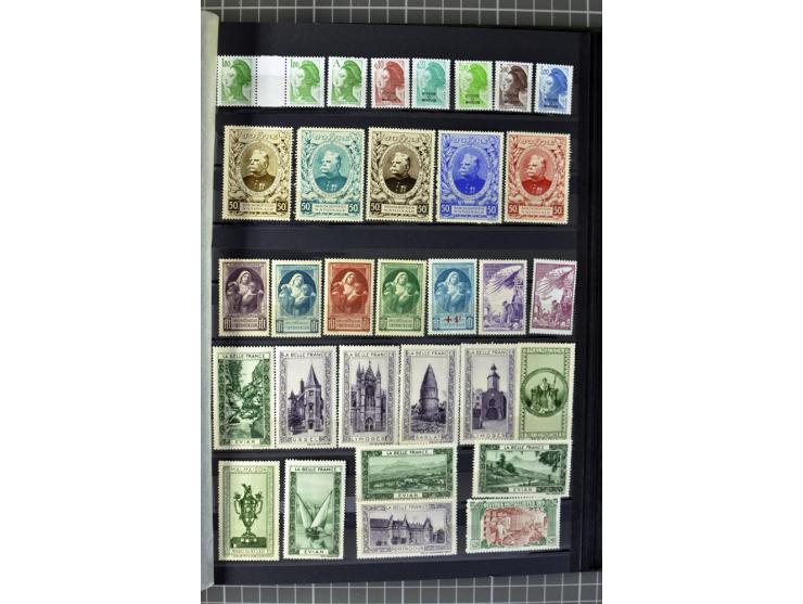 1849/2007, postfrische, ungebrauchte und gestempelte Sammlung mit einer Vielzahl von guten Werten und Sätzen, oft in beiden E