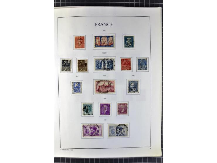 1849/2007, postfrische, ungebrauchte und gestempelte Sammlung mit einer Vielzahl von guten Werten und Sätzen, oft in beiden E