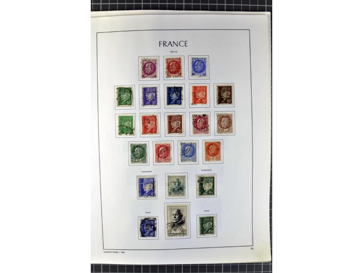 1849/2007, postfrische, ungebrauchte und gestempelte Sammlung mit einer Vielzahl von guten Werten und Sätzen, oft in beiden E