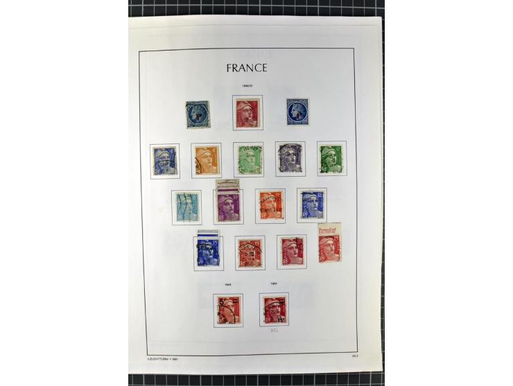 1849/2007, postfrische, ungebrauchte und gestempelte Sammlung mit einer Vielzahl von guten Werten und Sätzen, oft in beiden E