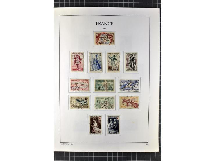 1849/2007, postfrische, ungebrauchte und gestempelte Sammlung mit einer Vielzahl von guten Werten und Sätzen, oft in beiden E