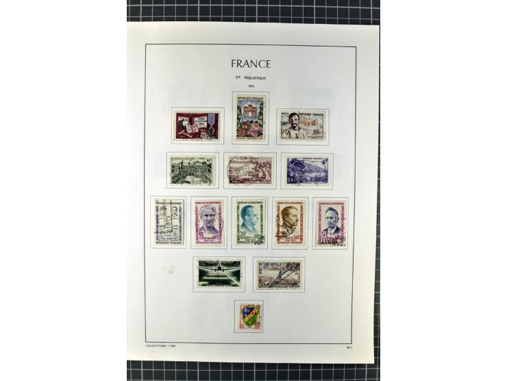 1849/2007, postfrische, ungebrauchte und gestempelte Sammlung mit einer Vielzahl von guten Werten und Sätzen, oft in beiden E