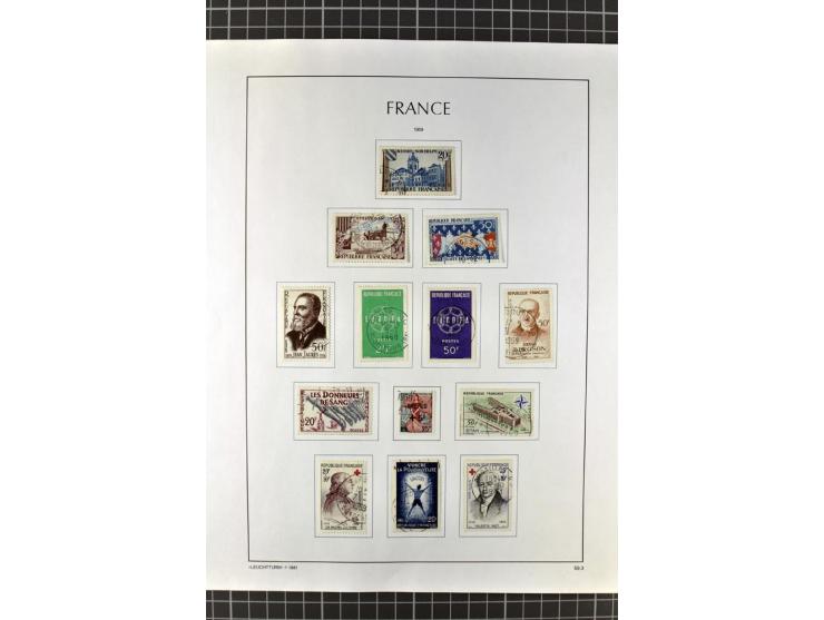 1849/2007, postfrische, ungebrauchte und gestempelte Sammlung mit einer Vielzahl von guten Werten und Sätzen, oft in beiden E
