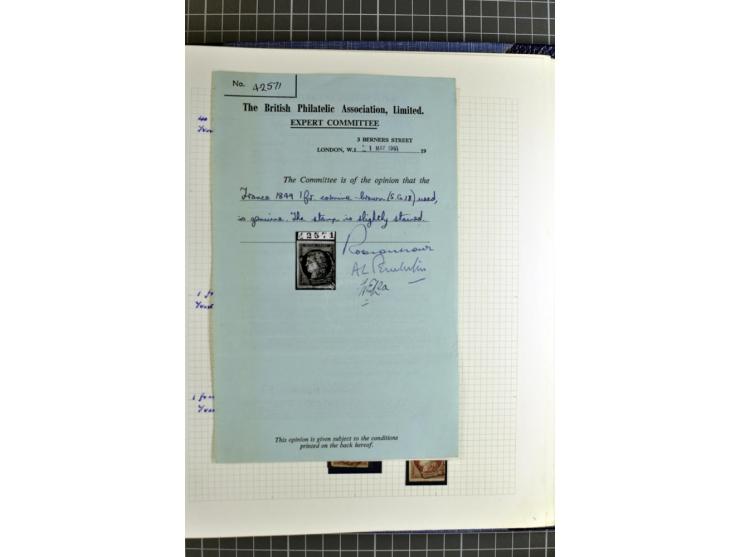 1849/1950 (ca.), gestempelter Bestand in 6 Alben mit einigen tausend Werten ab Ceres einschließlich Auslandspostämter und Kol