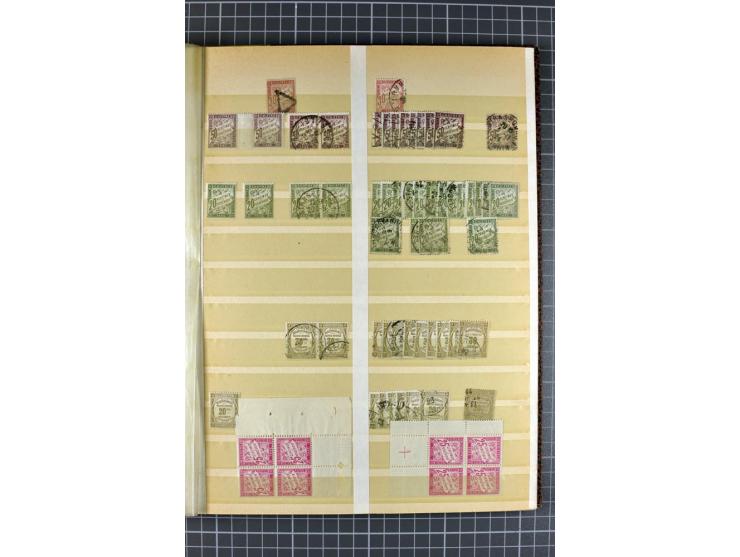 1849)1975 (ca.), postfrischer, ungebrauchter und gestempelter Lagerbestand in 9 Steckbüchern und 5 Bogenmappen, dabei bessere