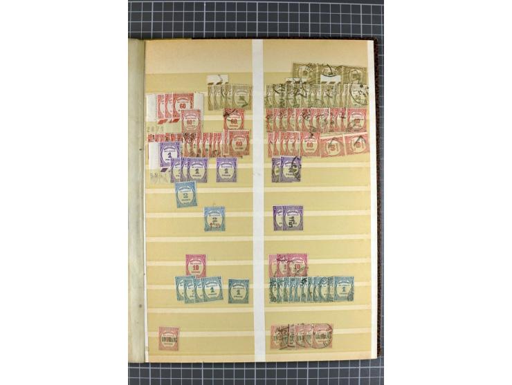 1849)1975 (ca.), postfrischer, ungebrauchter und gestempelter Lagerbestand in 9 Steckbüchern und 5 Bogenmappen, dabei bessere