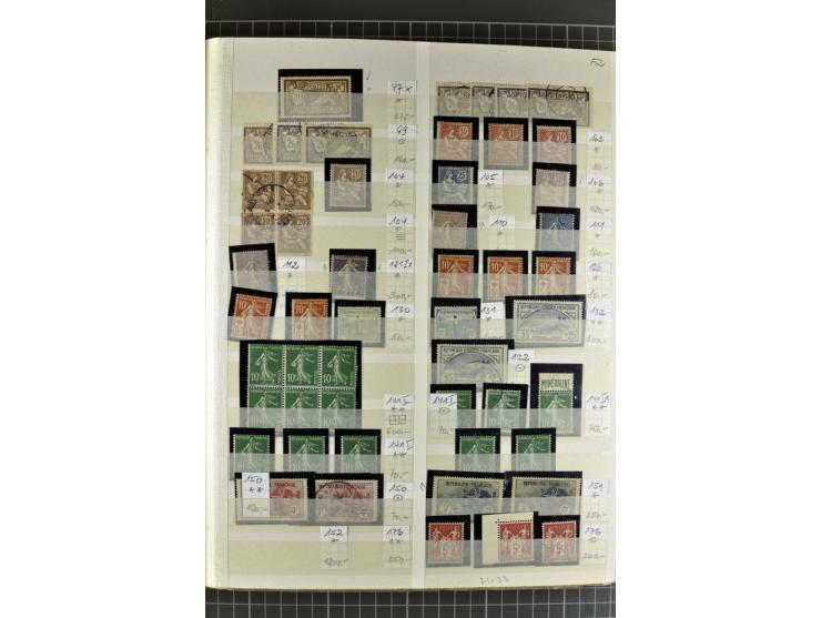 1849)1975 (ca.), postfrischer, ungebrauchter und gestempelter Lagerbestand in 9 Steckbüchern und 5 Bogenmappen, dabei bessere