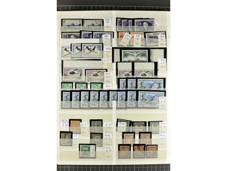 1849)1975 (ca.), postfrischer, ungebrauchter und gestempelter Lagerbestand in 9 Steckbüchern und 5 Bogenmappen, dabei bessere