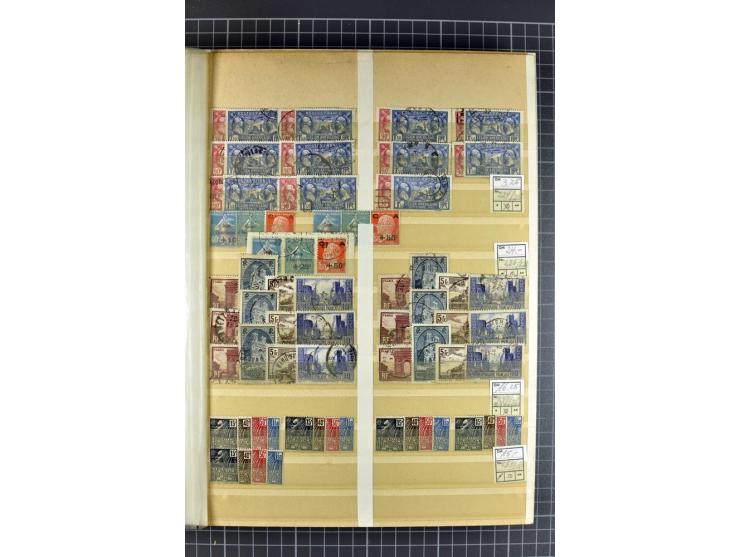 1849)1975 (ca.), postfrischer, ungebrauchter und gestempelter Lagerbestand in 9 Steckbüchern und 5 Bogenmappen, dabei bessere