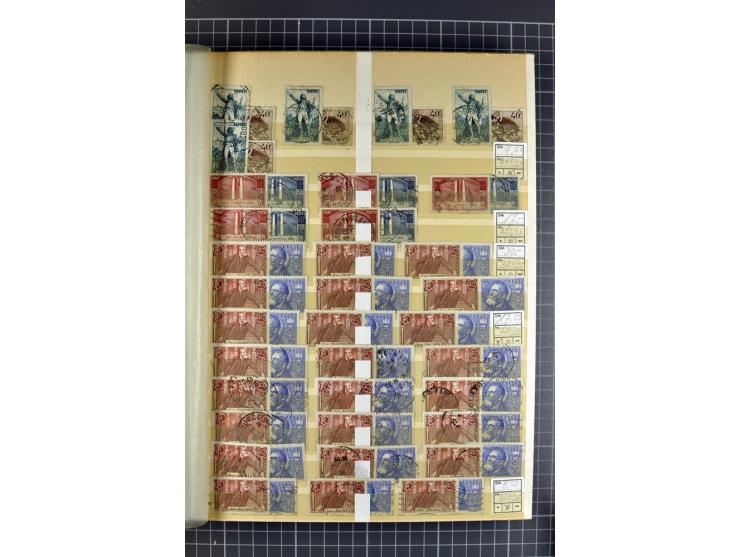 1849)1975 (ca.), postfrischer, ungebrauchter und gestempelter Lagerbestand in 9 Steckbüchern und 5 Bogenmappen, dabei bessere