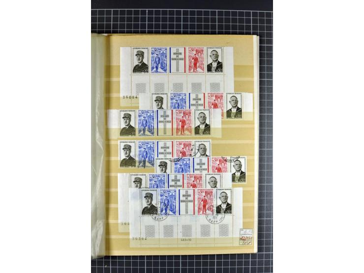 1849)1975 (ca.), postfrischer, ungebrauchter und gestempelter Lagerbestand in 9 Steckbüchern und 5 Bogenmappen, dabei bessere