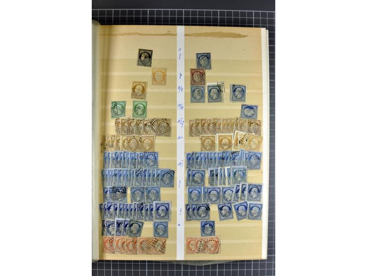 1849)1975 (ca.), postfrischer, ungebrauchter und gestempelter Lagerbestand in 9 Steckbüchern und 5 Bogenmappen, dabei bessere