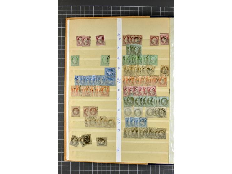 1849)1975 (ca.), postfrischer, ungebrauchter und gestempelter Lagerbestand in 9 Steckbüchern und 5 Bogenmappen, dabei bessere