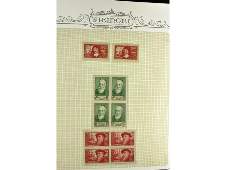1849/1980(ca.), interessante Partie von Sammlungen, dabei ein guter Teil ungebrauchter und postfrischer Werte wie Mi.-Nr. 248