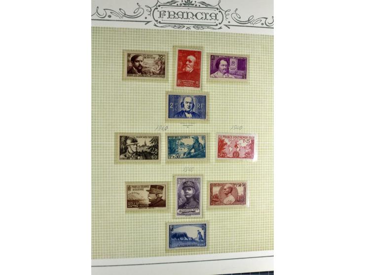 1849/1980(ca.), interessante Partie von Sammlungen, dabei ein guter Teil ungebrauchter und postfrischer Werte wie Mi.-Nr. 248