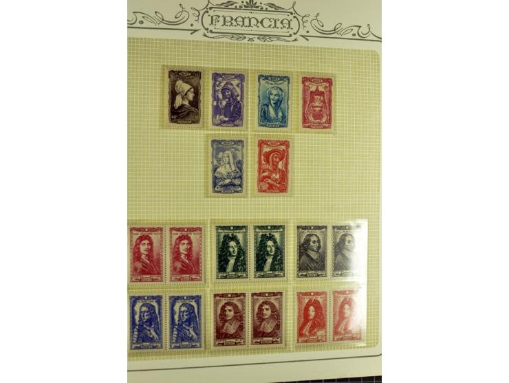 1849/1980(ca.), interessante Partie von Sammlungen, dabei ein guter Teil ungebrauchter und postfrischer Werte wie Mi.-Nr. 248