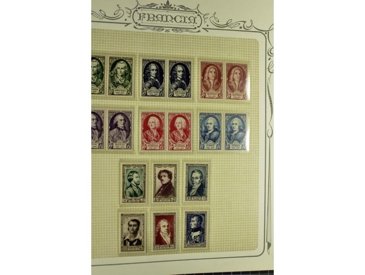 1849/1980(ca.), interessante Partie von Sammlungen, dabei ein guter Teil ungebrauchter und postfrischer Werte wie Mi.-Nr. 248