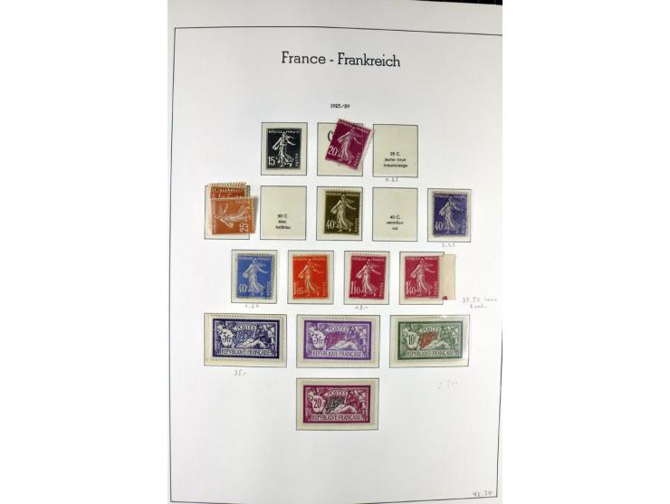 1849/1980(ca.), interessante Partie von Sammlungen, dabei ein guter Teil ungebrauchter und postfrischer Werte wie Mi.-Nr. 248