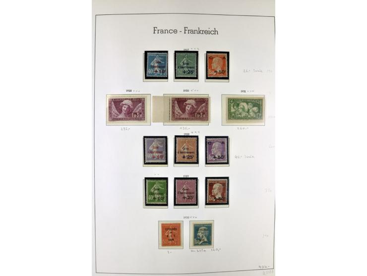 1849/1980(ca.), interessante Partie von Sammlungen, dabei ein guter Teil ungebrauchter und postfrischer Werte wie Mi.-Nr. 248