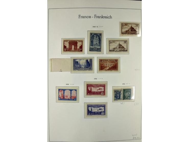 1849/1980(ca.), interessante Partie von Sammlungen, dabei ein guter Teil ungebrauchter und postfrischer Werte wie Mi.-Nr. 248