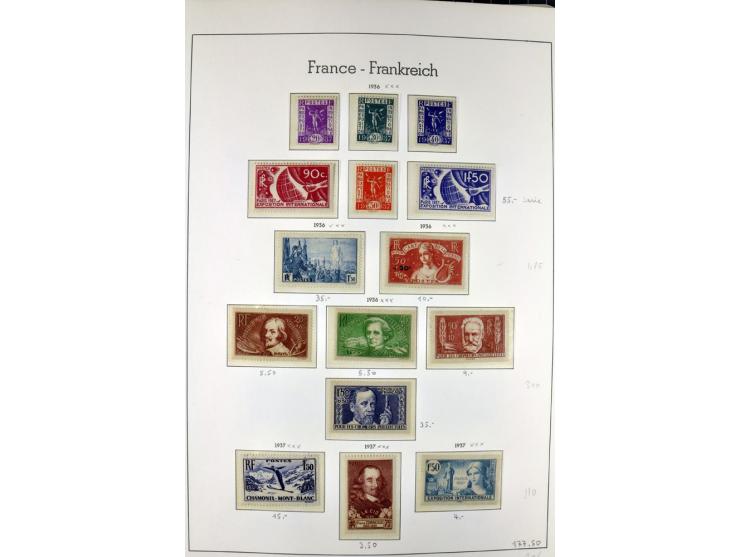 1849/1980(ca.), interessante Partie von Sammlungen, dabei ein guter Teil ungebrauchter und postfrischer Werte wie Mi.-Nr. 248