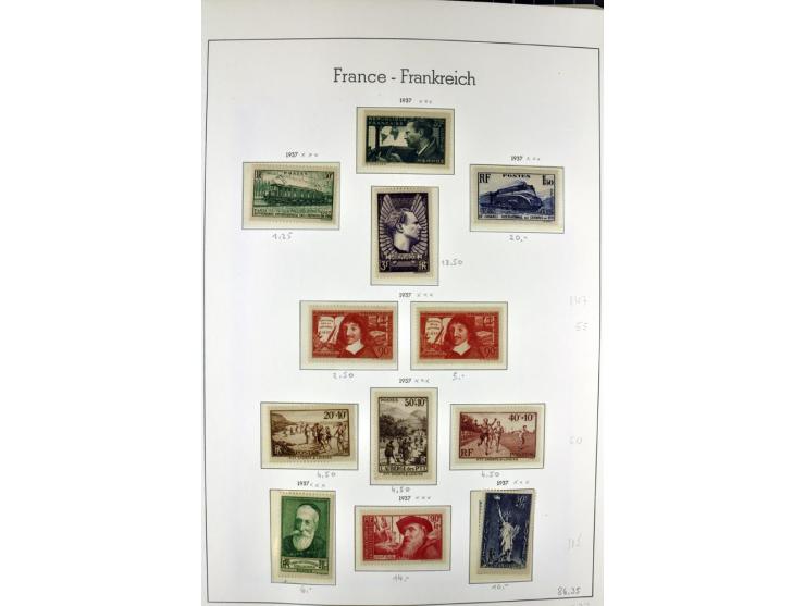 1849/1980(ca.), interessante Partie von Sammlungen, dabei ein guter Teil ungebrauchter und postfrischer Werte wie Mi.-Nr. 248