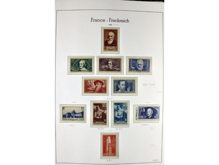 1849/1980(ca.), interessante Partie von Sammlungen, dabei ein guter Teil ungebrauchter und postfrischer Werte wie Mi.-Nr. 248