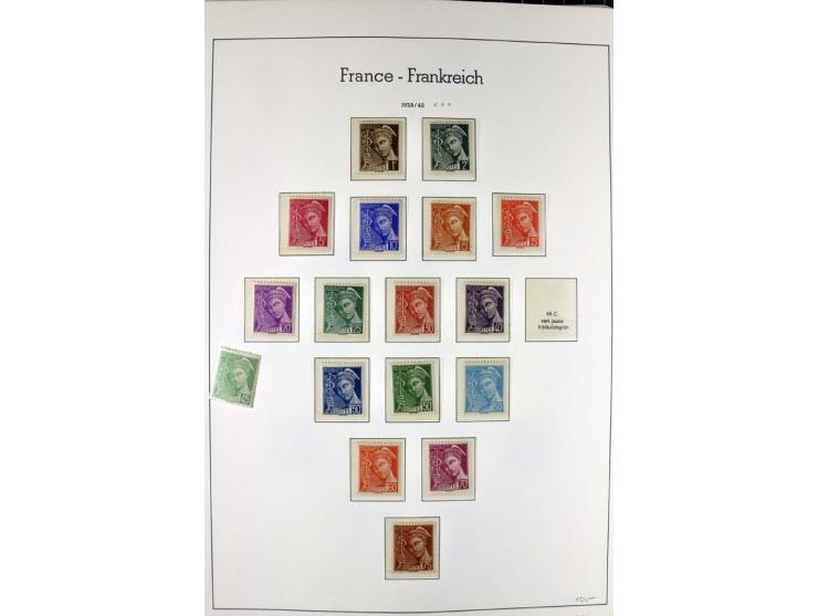 1849/1980(ca.), interessante Partie von Sammlungen, dabei ein guter Teil ungebrauchter und postfrischer Werte wie Mi.-Nr. 248