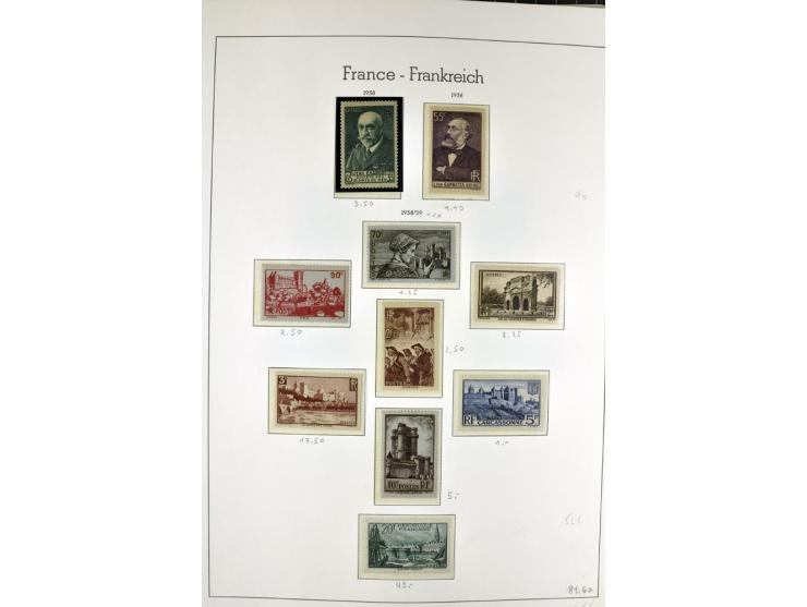 1849/1980(ca.), interessante Partie von Sammlungen, dabei ein guter Teil ungebrauchter und postfrischer Werte wie Mi.-Nr. 248