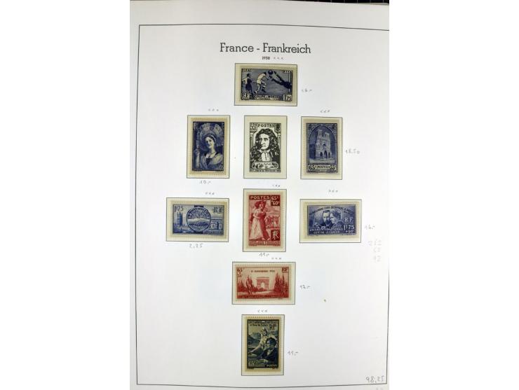 1849/1980(ca.), interessante Partie von Sammlungen, dabei ein guter Teil ungebrauchter und postfrischer Werte wie Mi.-Nr. 248