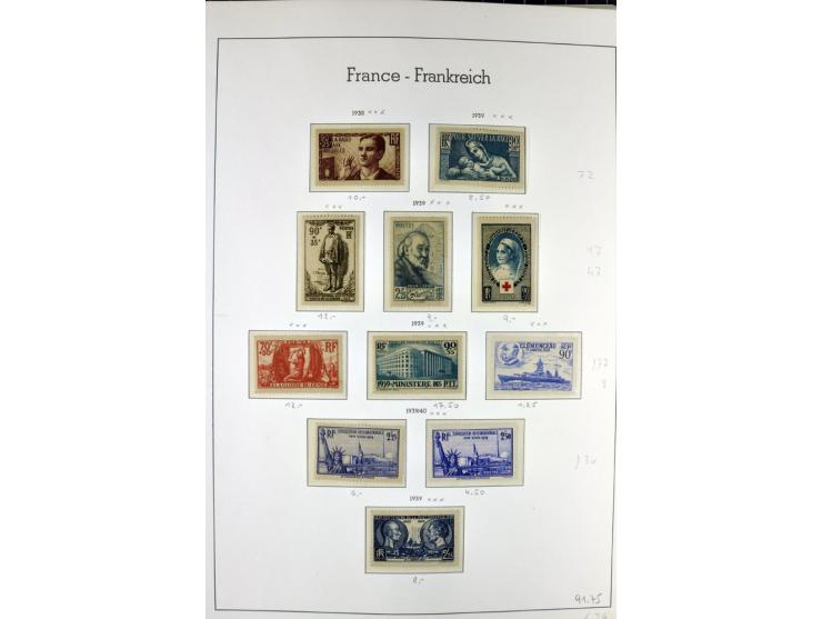 1849/1980(ca.), interessante Partie von Sammlungen, dabei ein guter Teil ungebrauchter und postfrischer Werte wie Mi.-Nr. 248