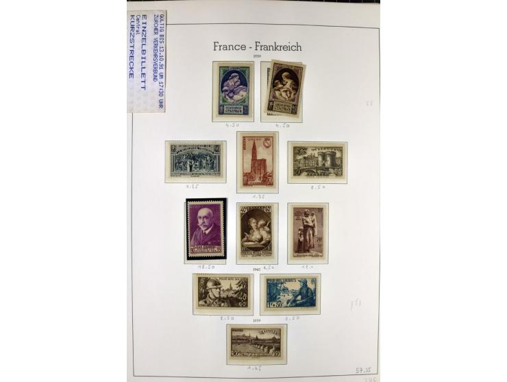 1849/1980(ca.), interessante Partie von Sammlungen, dabei ein guter Teil ungebrauchter und postfrischer Werte wie Mi.-Nr. 248