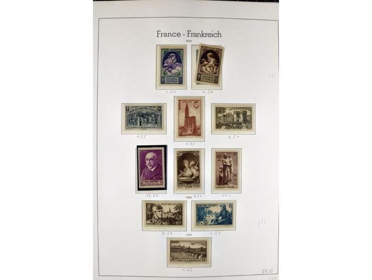 1849/1980(ca.), interessante Partie von Sammlungen, dabei ein guter Teil ungebrauchter und postfrischer Werte wie Mi.-Nr. 248