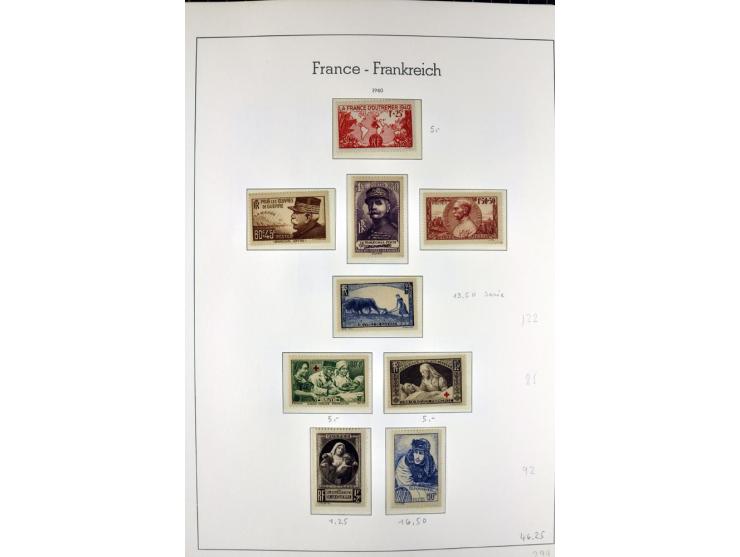 1849/1980(ca.), interessante Partie von Sammlungen, dabei ein guter Teil ungebrauchter und postfrischer Werte wie Mi.-Nr. 248