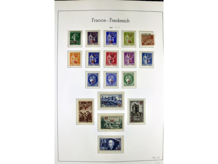1849/1980(ca.), interessante Partie von Sammlungen, dabei ein guter Teil ungebrauchter und postfrischer Werte wie Mi.-Nr. 248