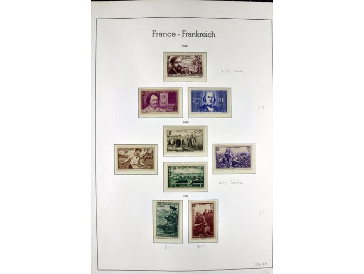 1849/1980(ca.), interessante Partie von Sammlungen, dabei ein guter Teil ungebrauchter und postfrischer Werte wie Mi.-Nr. 248