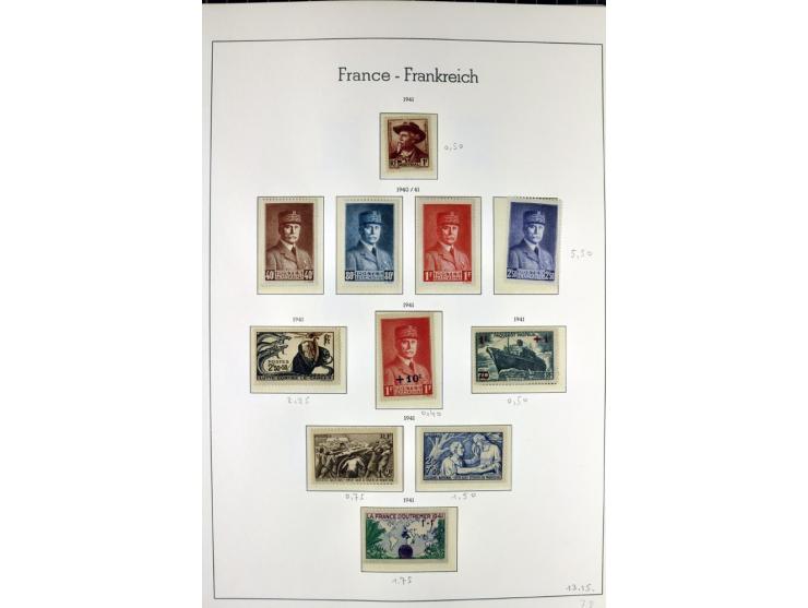 1849/1980(ca.), interessante Partie von Sammlungen, dabei ein guter Teil ungebrauchter und postfrischer Werte wie Mi.-Nr. 248