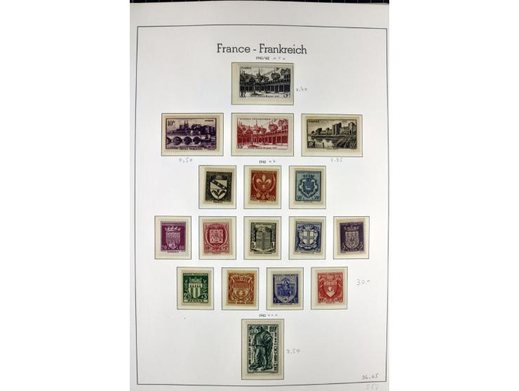 1849/1980(ca.), interessante Partie von Sammlungen, dabei ein guter Teil ungebrauchter und postfrischer Werte wie Mi.-Nr. 248